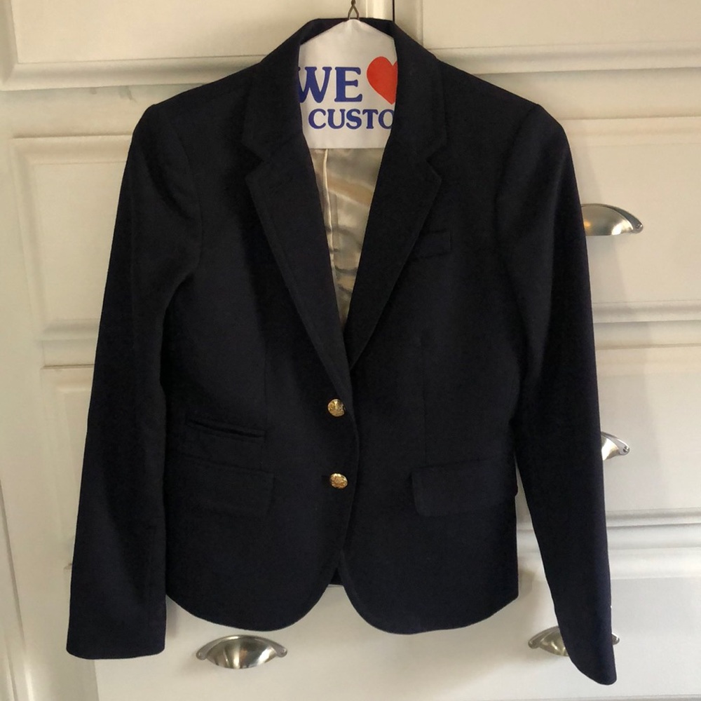 J. Crew Schoolboy / Dalton Blazer in Navy